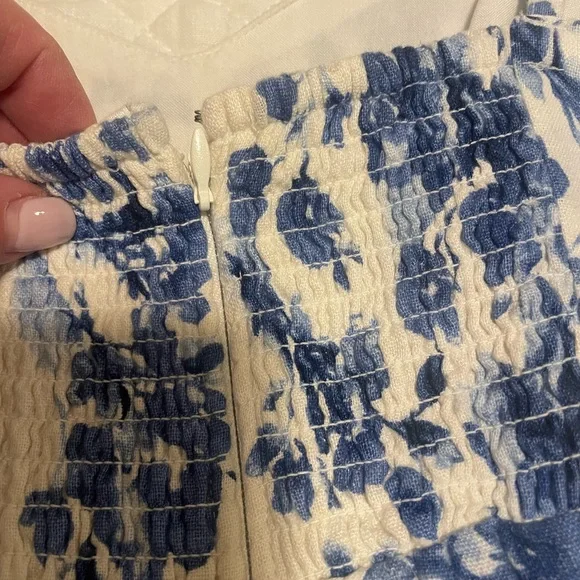 Abercrombie & Fitch Blue and White Dress SZ Small - Picture 5 of 6